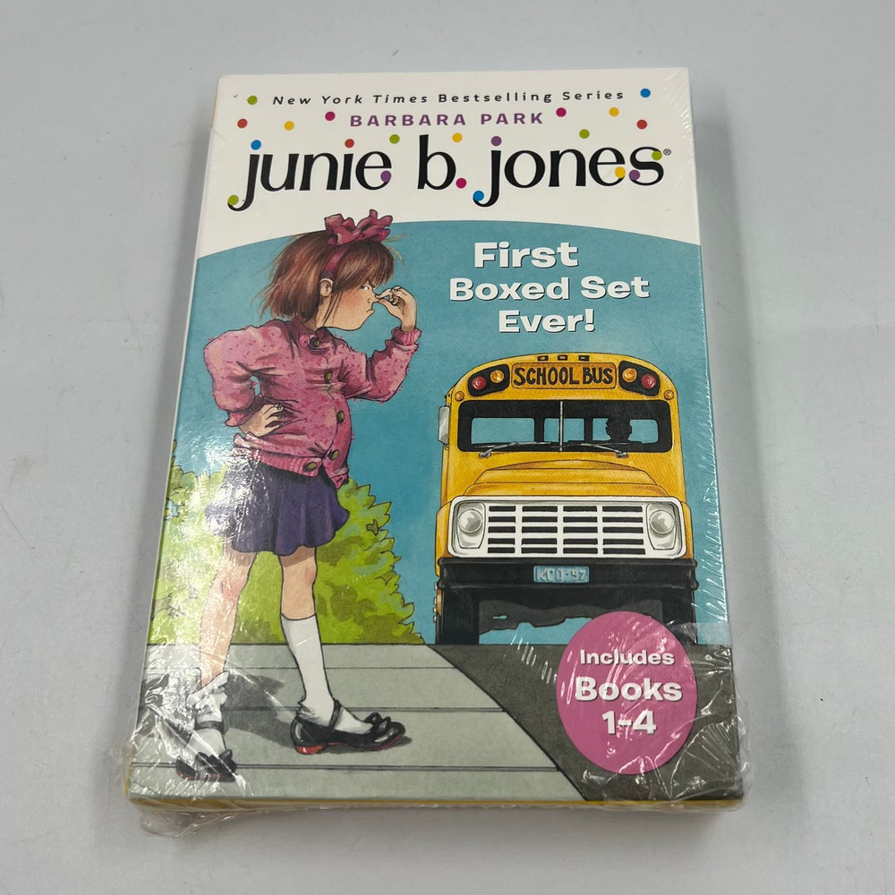 Junie B Jones Books 1-4 NEW Sealed‎ Paperback 2001 First Boxed Set